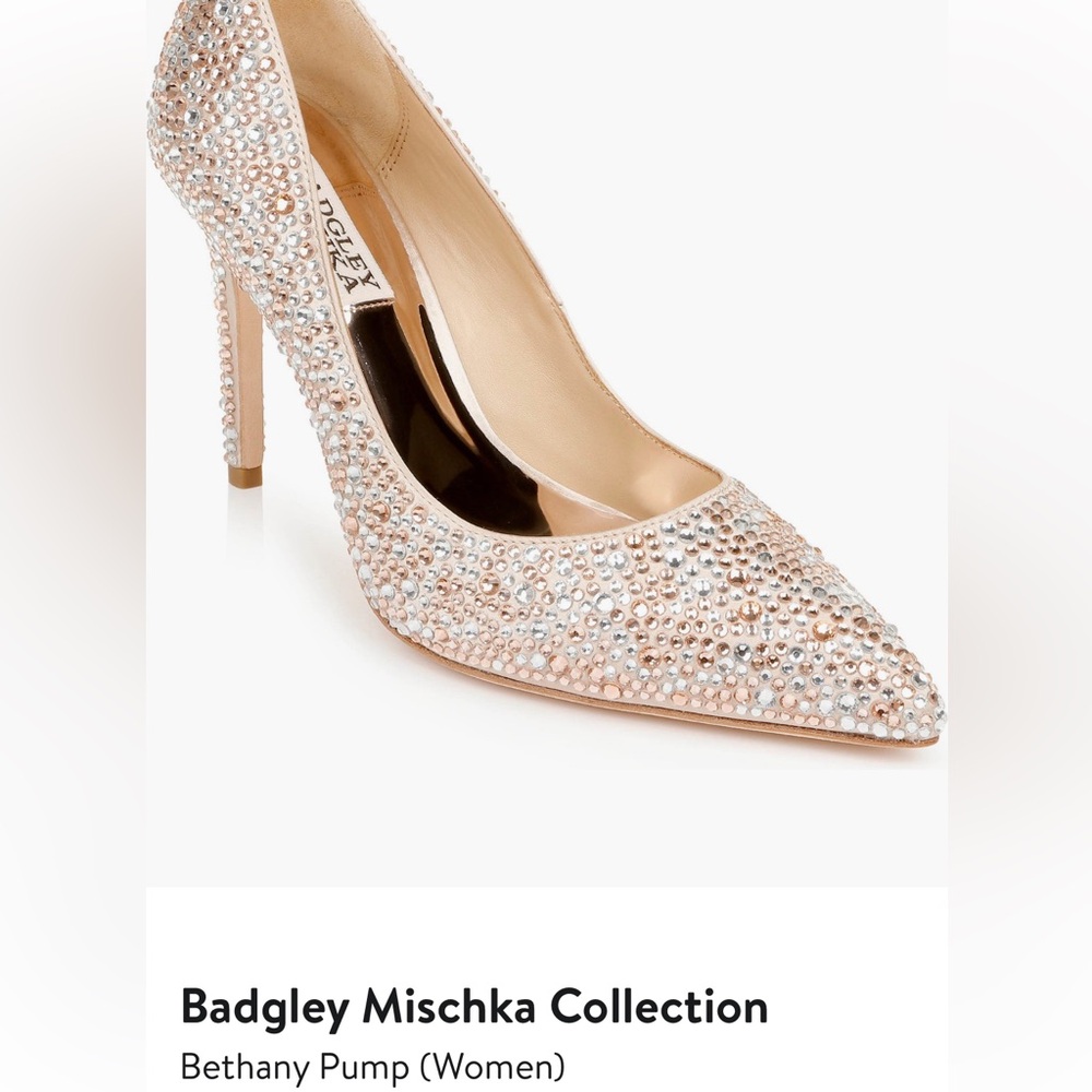Badgley Mischka rhinestone heels